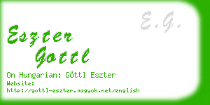 eszter gottl business card